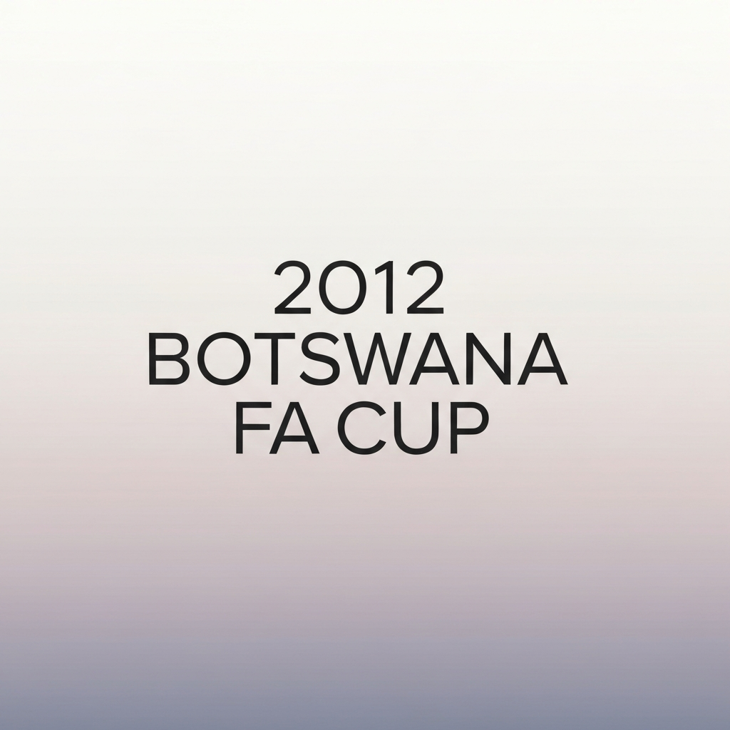 2012 botswana fa cup