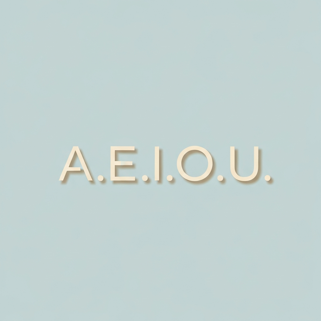 a.e.i.o.u.