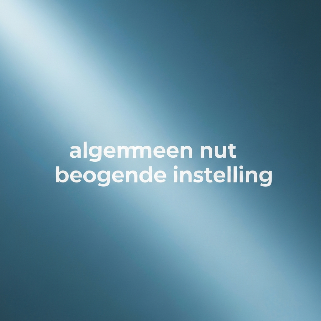 algemeen nut beogende instelling