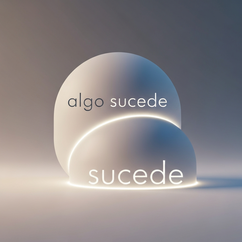 algo sucede