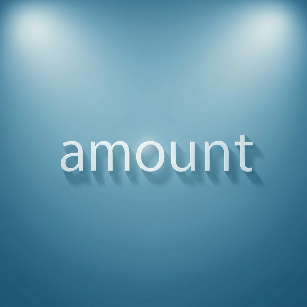 Amount
