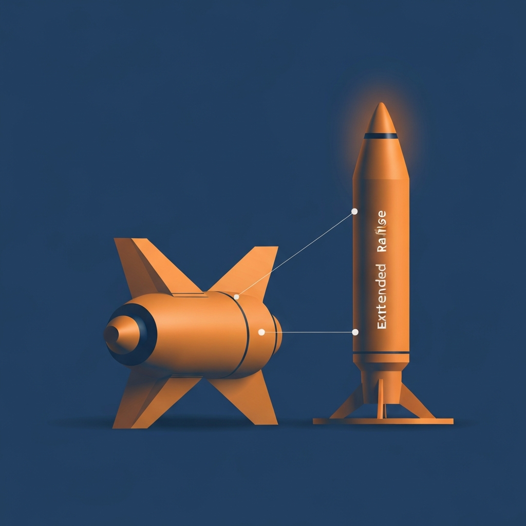 ballistic trajectory extended range munition