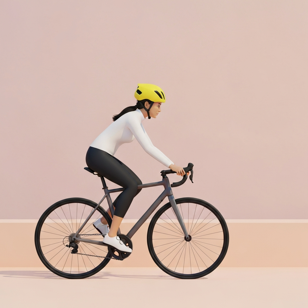 biking