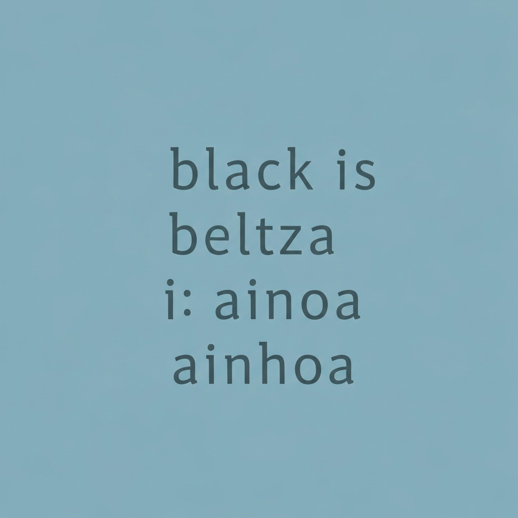 black is beltza ii: ainhoa