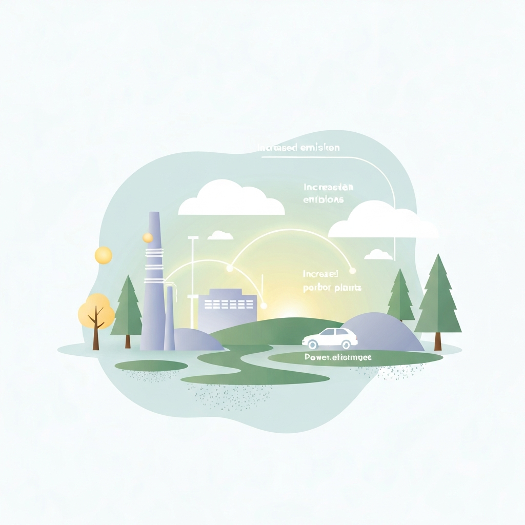 causes of climate change Illustration