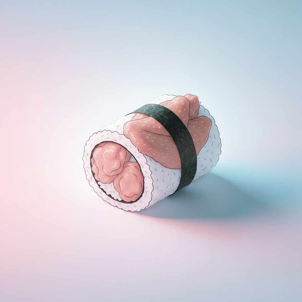 chicken wing rice roll