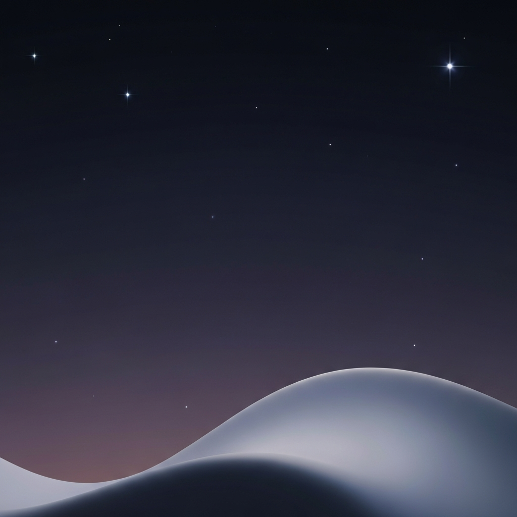 dark night, and luminous