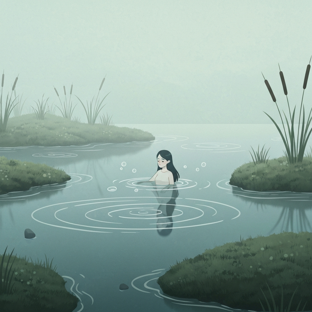 dee sinks in a bog