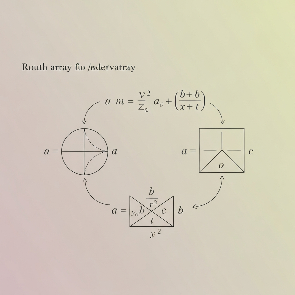 derivation of the routh array