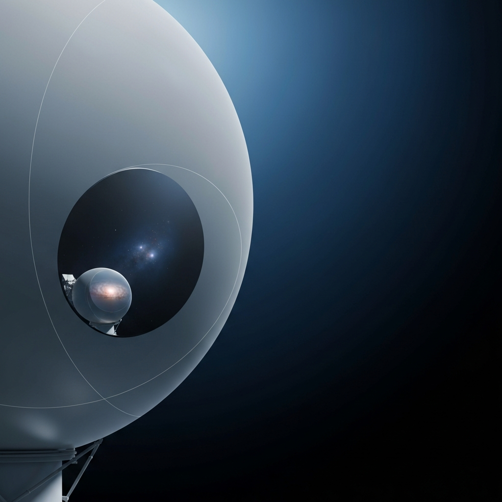 liquid-mirror space telescope