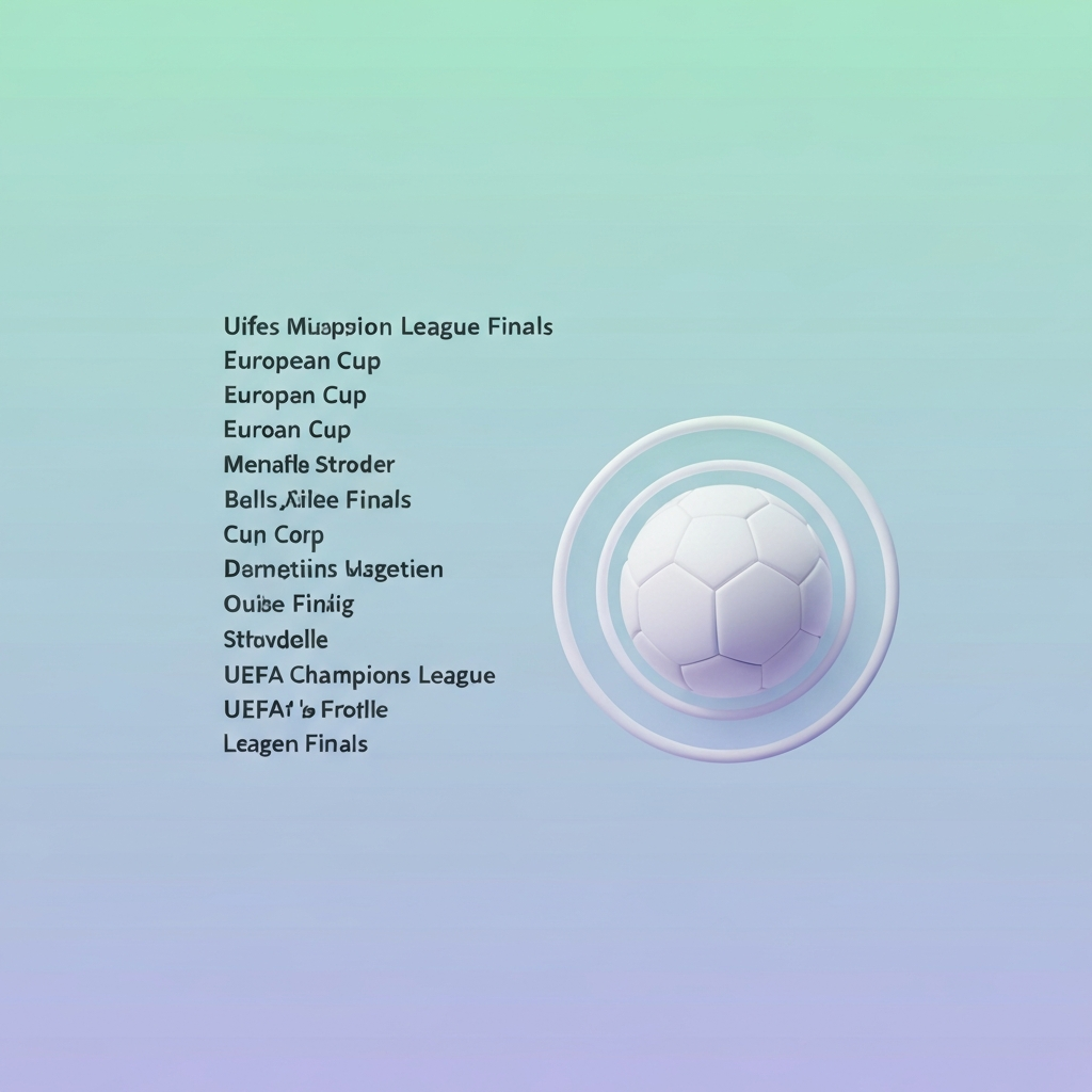 list of european cup and uefa champions league finals