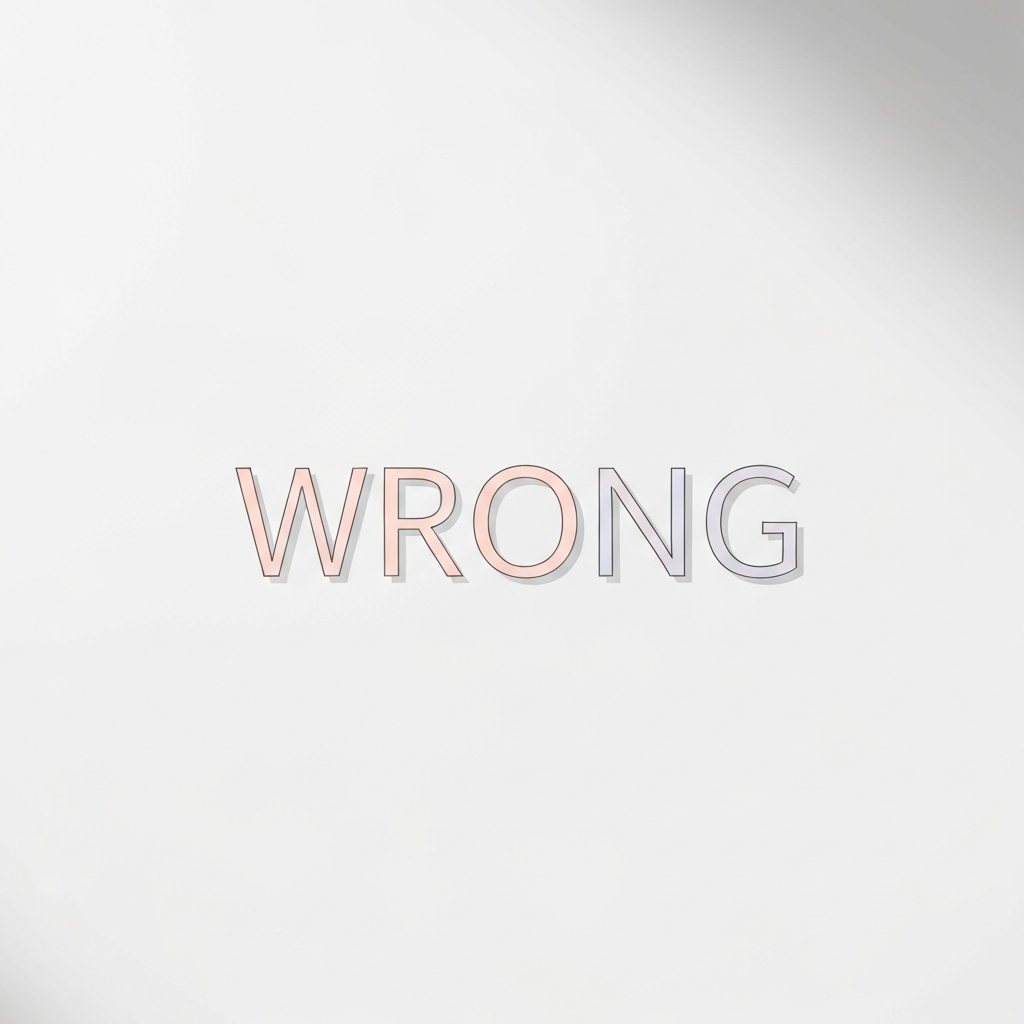 wrong